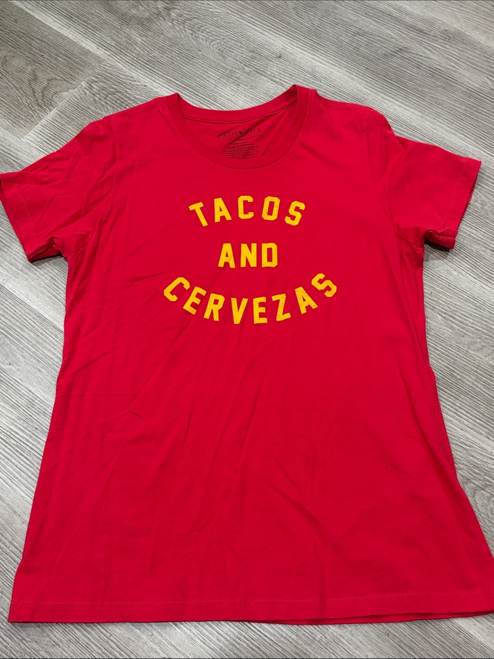 Fifth Sun Red Tacos Graphic Tee- Size XL